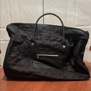 Vinyl Travel Duffel Roller Bag